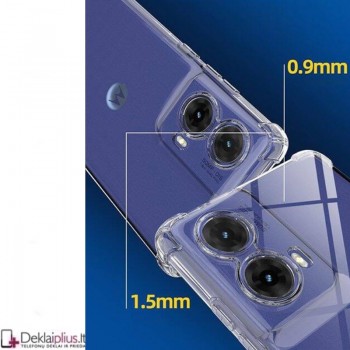 Silikoninis - Anti shock dėklas - su kameros apsauga - skaidrus (Motorola Moto G85) Silikoninis - Anti shock dėklas - su kameros apsauga - skaidrus (Motorola Moto G85)
